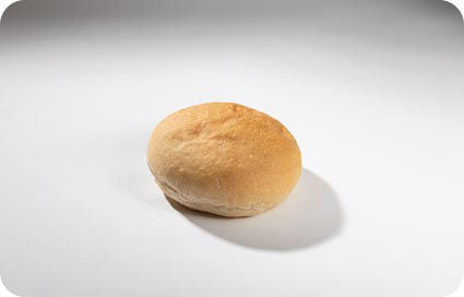 Round soft wheat bread 110gr.